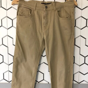 🛍️3/$40 Khaki Flat Front  Pant Size 14